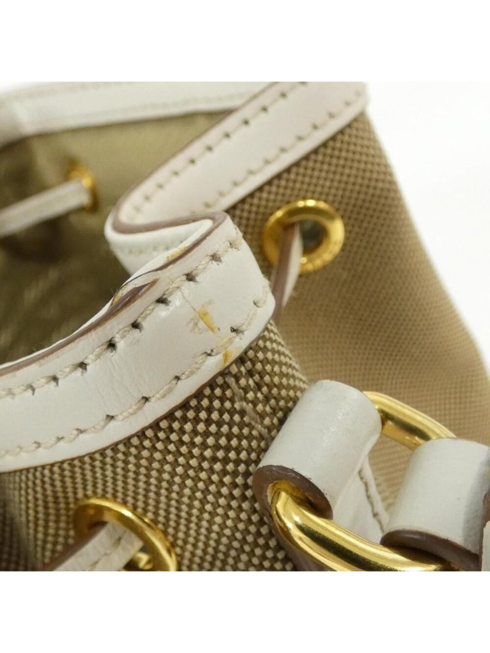 Prada Bag Handbag Gold - Picture 5 of 7